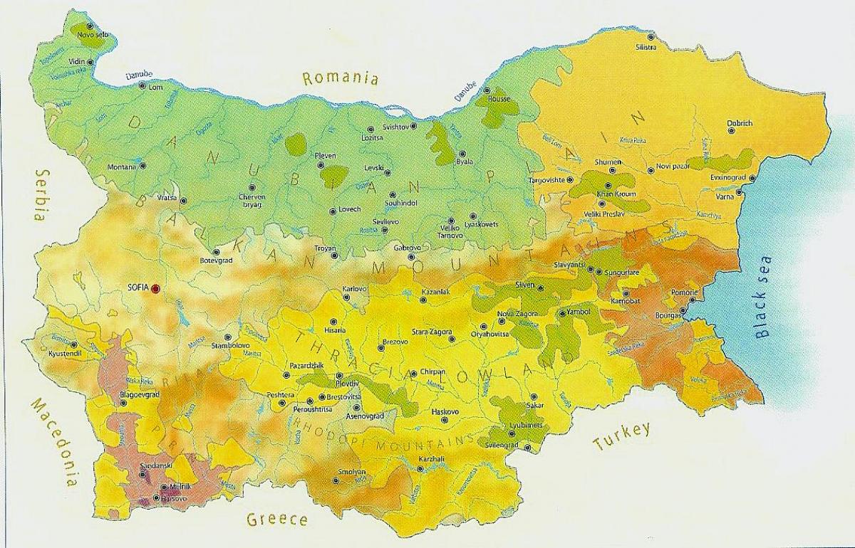 peta Bulgaria iklim