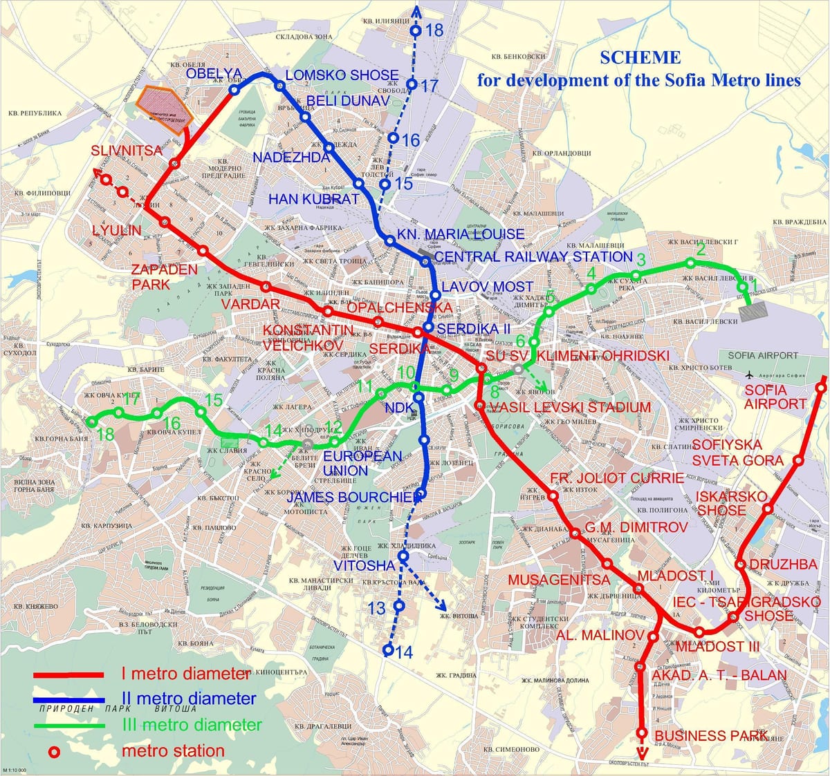 peta Bulgaria metro