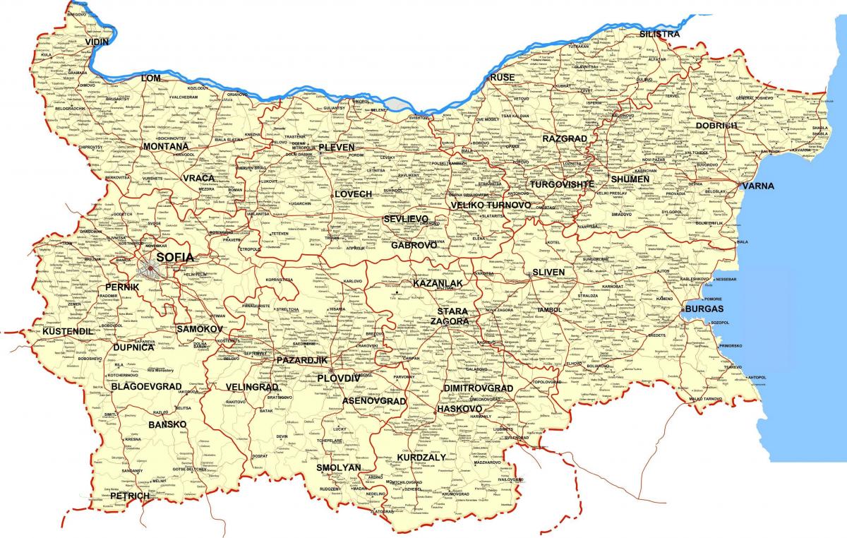Bulgaria peta negara